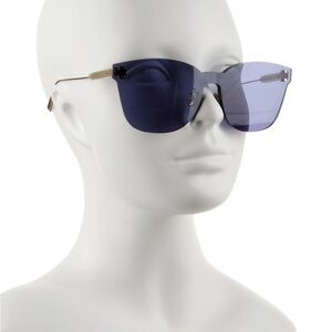 Christian Dior Quake 2 Frameless Sunglasses in Blue